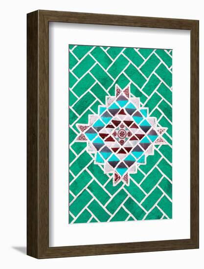 ¡Viva Mexico! Collection - Green Mosaics-Philippe Hugonnard-Framed Photographic Print