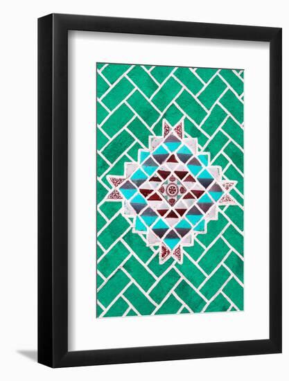 ¡Viva Mexico! Collection - Green Mosaics-Philippe Hugonnard-Framed Photographic Print