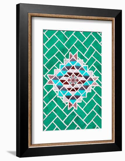 ¡Viva Mexico! Collection - Green Mosaics-Philippe Hugonnard-Framed Photographic Print