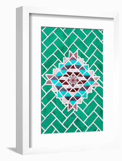 ¡Viva Mexico! Collection - Green Mosaics-Philippe Hugonnard-Framed Photographic Print