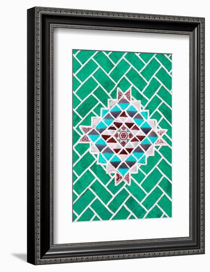 ¡Viva Mexico! Collection - Green Mosaics-Philippe Hugonnard-Framed Photographic Print