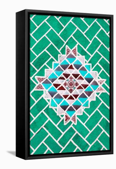 ¡Viva Mexico! Collection - Green Mosaics-Philippe Hugonnard-Framed Premier Image Canvas