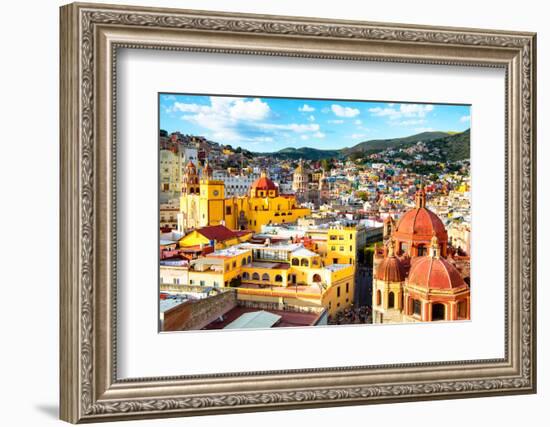 ¡Viva Mexico! Collection - Guanajuato - View of City II-Philippe Hugonnard-Framed Photographic Print