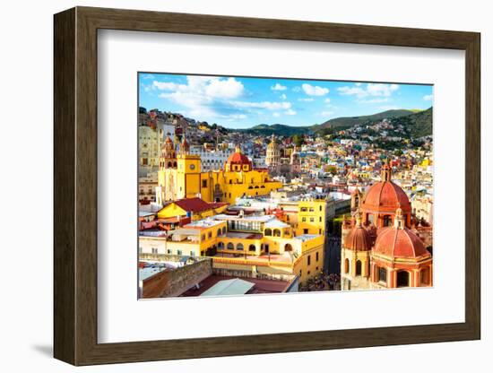 ¡Viva Mexico! Collection - Guanajuato - View of City II-Philippe Hugonnard-Framed Photographic Print