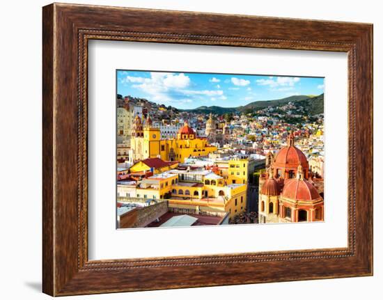 ¡Viva Mexico! Collection - Guanajuato - View of City II-Philippe Hugonnard-Framed Photographic Print