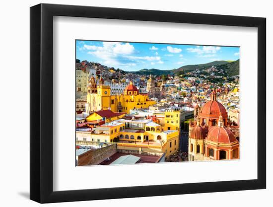 ¡Viva Mexico! Collection - Guanajuato - View of City II-Philippe Hugonnard-Framed Photographic Print