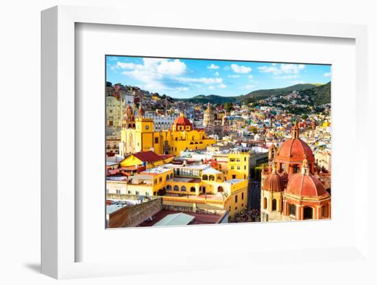 ¡Viva Mexico! Collection - Guanajuato - View of City II-Philippe Hugonnard-Framed Photographic Print