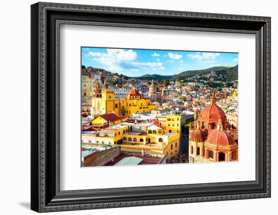 ¡Viva Mexico! Collection - Guanajuato - View of City II-Philippe Hugonnard-Framed Photographic Print