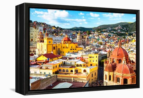 ¡Viva Mexico! Collection - Guanajuato - View of City II-Philippe Hugonnard-Framed Premier Image Canvas
