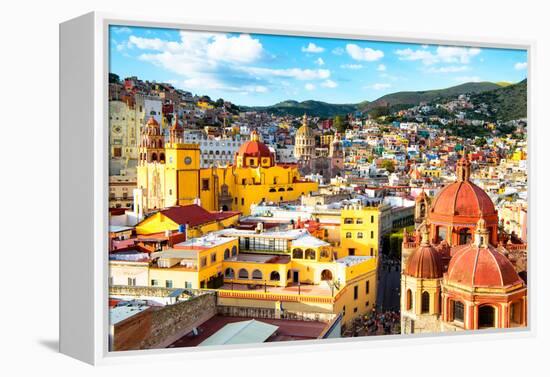 ¡Viva Mexico! Collection - Guanajuato - View of City II-Philippe Hugonnard-Framed Premier Image Canvas