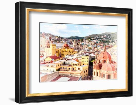 ¡Viva Mexico! Collection - Guanajuato - View of City-Philippe Hugonnard-Framed Photographic Print