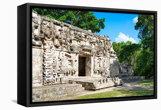 ¡Viva Mexico! Collection - Hochob Mayan Pyramids III - Campeche-Philippe Hugonnard-Framed Premier Image Canvas