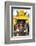 ¡Viva Mexico! Collection - Horse with a straw Hat II - Izamal Yellow City-Philippe Hugonnard-Framed Photographic Print