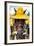 ¡Viva Mexico! Collection - Horse with a straw Hat II - Izamal Yellow City-Philippe Hugonnard-Framed Photographic Print