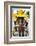 ¡Viva Mexico! Collection - Horse with a straw Hat - Izamal Yellow City-Philippe Hugonnard-Framed Photographic Print