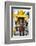 ¡Viva Mexico! Collection - Horse with a straw Hat - Izamal Yellow City-Philippe Hugonnard-Framed Photographic Print