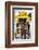 ¡Viva Mexico! Collection - Horse with a straw Hat - Izamal Yellow City-Philippe Hugonnard-Framed Photographic Print