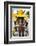 ¡Viva Mexico! Collection - Horse with a straw Hat - Izamal Yellow City-Philippe Hugonnard-Framed Photographic Print