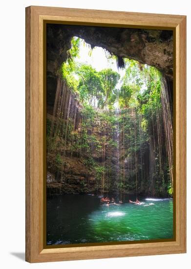 ?Viva Mexico! Collection - Ik-Kil Cenote II-Philippe Hugonnard-Framed Premier Image Canvas