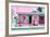 ¡Viva Mexico! Collection - "La Esquina" Pink Supermarket - Cancun-Philippe Hugonnard-Framed Photographic Print