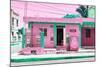 ¡Viva Mexico! Collection - "La Esquina" Pink Supermarket - Cancun-Philippe Hugonnard-Mounted Photographic Print