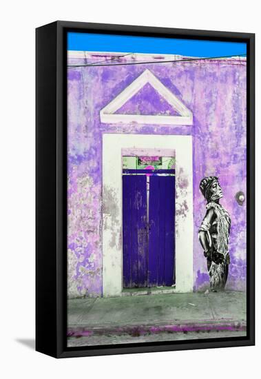 ¡Viva Mexico! Collection - Main entrance Door Closed II-Philippe Hugonnard-Framed Premier Image Canvas