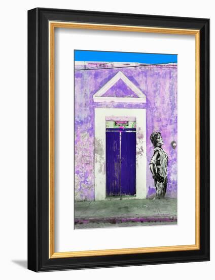 ¡Viva Mexico! Collection - Main entrance Door Closed II-Philippe Hugonnard-Framed Photographic Print