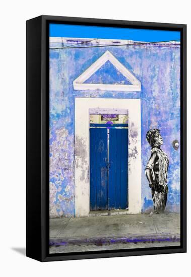 ¡Viva Mexico! Collection - Main entrance Door Closed IV-Philippe Hugonnard-Framed Premier Image Canvas