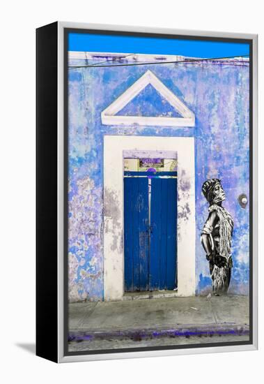 ¡Viva Mexico! Collection - Main entrance Door Closed IV-Philippe Hugonnard-Framed Premier Image Canvas