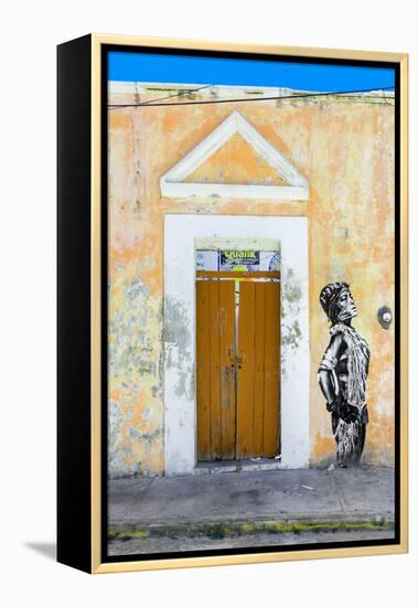 ¡Viva Mexico! Collection - Main entrance Door Closed V-Philippe Hugonnard-Framed Premier Image Canvas