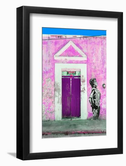 ¡Viva Mexico! Collection - Main entrance Door Closed VII-Philippe Hugonnard-Framed Photographic Print