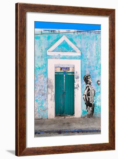 ?Viva Mexico! Collection - Main entrance Door Closed VIII-Philippe Hugonnard-Framed Photographic Print