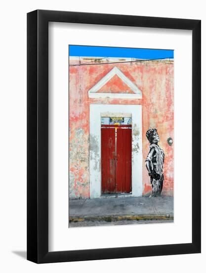 ¡Viva Mexico! Collection - Main entrance Door Closed-Philippe Hugonnard-Framed Photographic Print