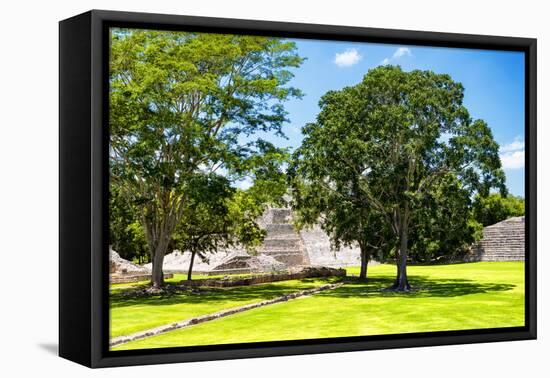 ¡Viva Mexico! Collection - Maya Archaeological Site - Edzna Campeche-Philippe Hugonnard-Framed Premier Image Canvas