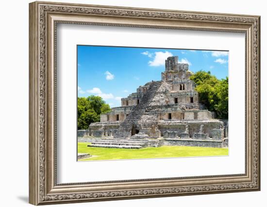 ¡Viva Mexico! Collection - Maya Archaeological Site IV - Edzna Campeche-Philippe Hugonnard-Framed Photographic Print