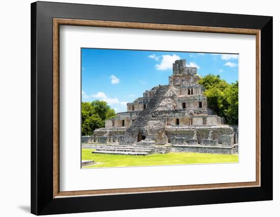 ¡Viva Mexico! Collection - Maya Archaeological Site IV - Edzna Campeche-Philippe Hugonnard-Framed Photographic Print