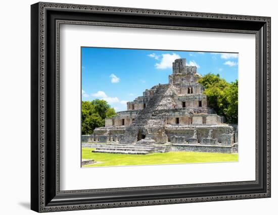 ¡Viva Mexico! Collection - Maya Archaeological Site IV - Edzna Campeche-Philippe Hugonnard-Framed Photographic Print