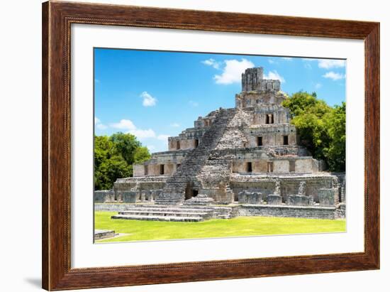 ¡Viva Mexico! Collection - Maya Archaeological Site IV - Edzna Campeche-Philippe Hugonnard-Framed Photographic Print