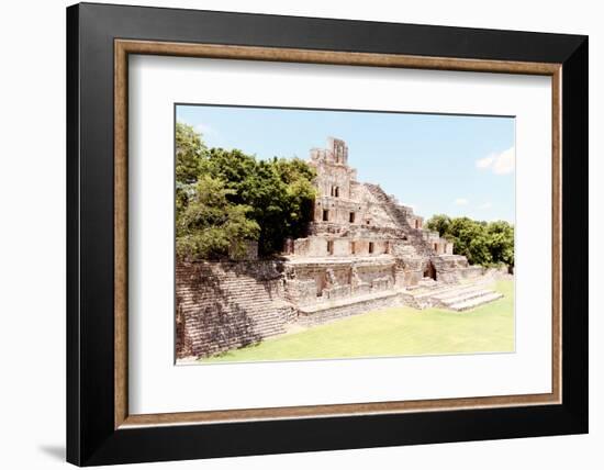 ¡Viva Mexico! Collection - Maya Archaeological Site VII - Edzna Campeche-Philippe Hugonnard-Framed Photographic Print