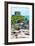 ¡Viva Mexico! Collection - Mayan Archaeological Site with Iguana III - Tulum-Philippe Hugonnard-Framed Photographic Print