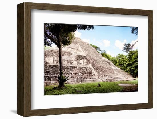 ¡Viva Mexico! Collection - Mayan Pyramid II-Philippe Hugonnard-Framed Photographic Print