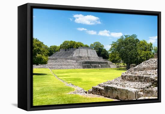 ¡Viva Mexico! Collection - Mayan Ruins - Edzna-Philippe Hugonnard-Framed Premier Image Canvas