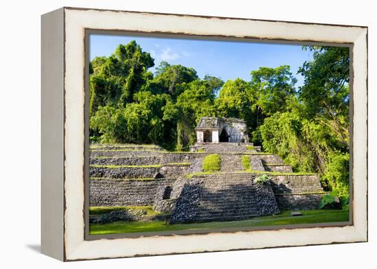 ¡Viva Mexico! Collection - Mayan Ruins in Palenque-Philippe Hugonnard-Framed Premier Image Canvas