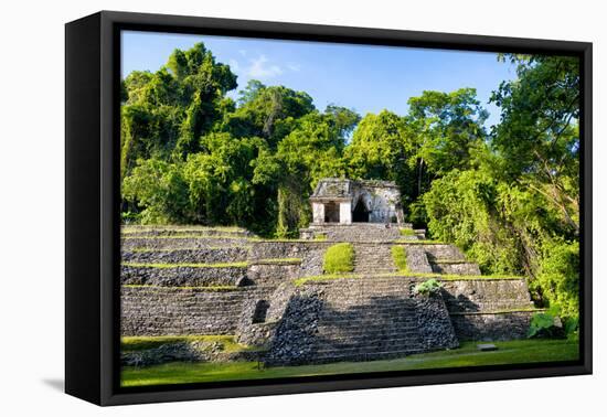 ¡Viva Mexico! Collection - Mayan Ruins in Palenque-Philippe Hugonnard-Framed Premier Image Canvas