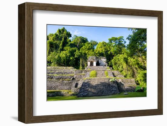 ¡Viva Mexico! Collection - Mayan Ruins in Palenque-Philippe Hugonnard-Framed Photographic Print