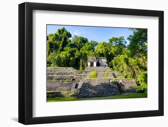 ¡Viva Mexico! Collection - Mayan Ruins in Palenque-Philippe Hugonnard-Framed Photographic Print