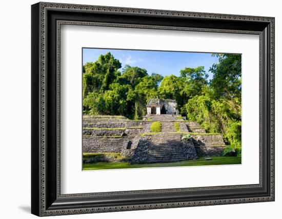 ¡Viva Mexico! Collection - Mayan Ruins in Palenque-Philippe Hugonnard-Framed Photographic Print