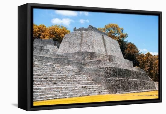 ¡Viva Mexico! Collection - Mayan Ruins VI - Edzna-Philippe Hugonnard-Framed Premier Image Canvas