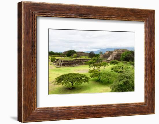 ¡Viva Mexico! Collection - Mayan Temple of Monte Alban-Philippe Hugonnard-Framed Photographic Print