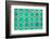 ¡Viva Mexico! Collection - Mosaics Green Bricks-Philippe Hugonnard-Framed Photographic Print